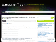 Tablet Screenshot of muslimtech.wordpress.com