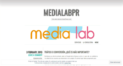 Desktop Screenshot of medialabpr.wordpress.com