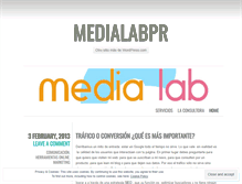 Tablet Screenshot of medialabpr.wordpress.com