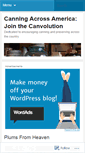 Mobile Screenshot of cansacrossamerica.wordpress.com