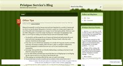 Desktop Screenshot of printpacservices.wordpress.com