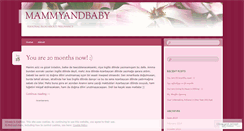 Desktop Screenshot of mammyandbaby.wordpress.com