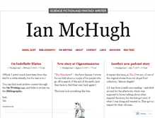 Tablet Screenshot of ianmchugh.wordpress.com