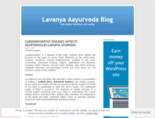 Tablet Screenshot of lavanyaayurveda.wordpress.com