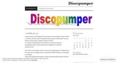 Desktop Screenshot of discopumper.wordpress.com