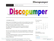 Tablet Screenshot of discopumper.wordpress.com