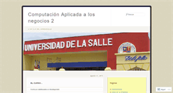 Desktop Screenshot of compuaplicada2ulasalle.wordpress.com