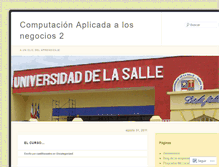 Tablet Screenshot of compuaplicada2ulasalle.wordpress.com