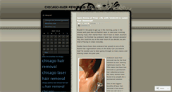 Desktop Screenshot of chicagohairremoval.wordpress.com