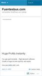 Mobile Screenshot of afuentes.wordpress.com