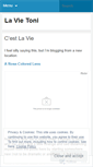 Mobile Screenshot of lavietoni.wordpress.com
