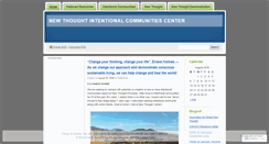 Desktop Screenshot of newthoughtcommunity.wordpress.com