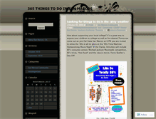 Tablet Screenshot of 365thingstodoinsanmarcos.wordpress.com