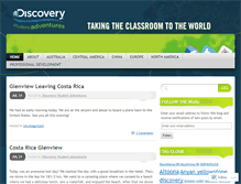 Tablet Screenshot of discoverytrips.wordpress.com