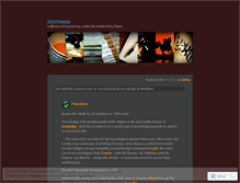 Tablet Screenshot of fatcheethoughts.wordpress.com