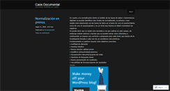 Desktop Screenshot of caosdocumental.wordpress.com