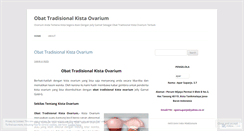 Desktop Screenshot of obattradisionalkistaovarium.wordpress.com