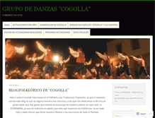 Tablet Screenshot of cogolla.wordpress.com
