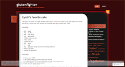 Desktop Screenshot of glutenfighter.wordpress.com