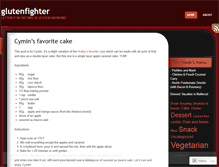 Tablet Screenshot of glutenfighter.wordpress.com