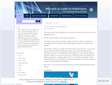 Tablet Screenshot of guidetoclubpenguin.wordpress.com