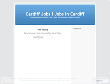 Tablet Screenshot of findcardiffjobs.wordpress.com