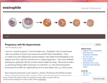 Tablet Screenshot of eosinophile.wordpress.com