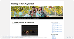 Desktop Screenshot of markkuykendall.wordpress.com