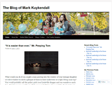 Tablet Screenshot of markkuykendall.wordpress.com