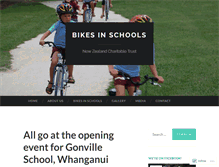 Tablet Screenshot of bikesinschools.wordpress.com