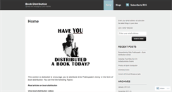 Desktop Screenshot of bookdistribution.wordpress.com