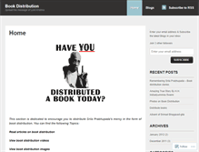 Tablet Screenshot of bookdistribution.wordpress.com