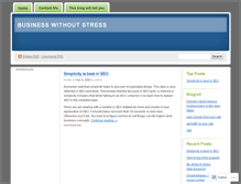 Tablet Screenshot of businesswithoutstress.wordpress.com