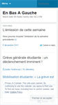 Mobile Screenshot of enbasagauche.wordpress.com