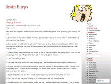 Tablet Screenshot of brainburps.wordpress.com