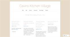 Desktop Screenshot of cavinskitchen.wordpress.com