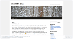 Desktop Screenshot of mike2806.wordpress.com