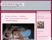 Tablet Screenshot of 5filhos.wordpress.com