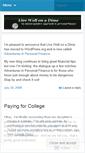 Mobile Screenshot of livewellonadime.wordpress.com