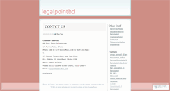 Desktop Screenshot of legalpointbd.wordpress.com