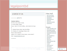 Tablet Screenshot of legalpointbd.wordpress.com