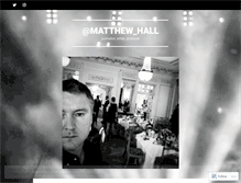 Tablet Screenshot of matthewhallonline.wordpress.com