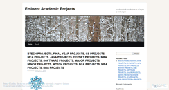 Desktop Screenshot of eminentbtechprojects.wordpress.com