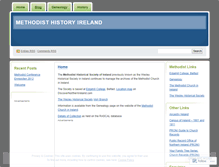 Tablet Screenshot of methodisthistoryireland.wordpress.com