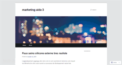 Desktop Screenshot of marketingaida3.wordpress.com