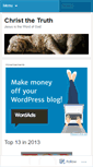 Mobile Screenshot of christthetruth.wordpress.com