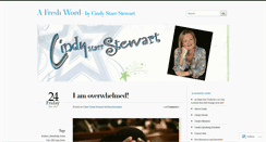 Desktop Screenshot of cindystarrstewart.wordpress.com