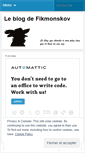 Mobile Screenshot of fikmonskov.wordpress.com