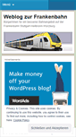 Mobile Screenshot of frankenbahn.wordpress.com