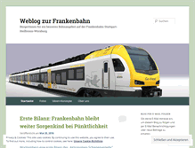 Tablet Screenshot of frankenbahn.wordpress.com